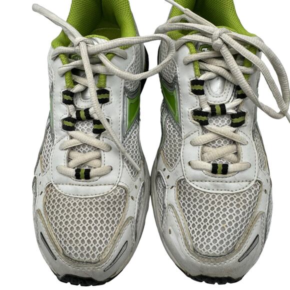 RbK Women's White Green Lace Up Mesh Walking Running Shoes Size 6 - Picture 7 of 9